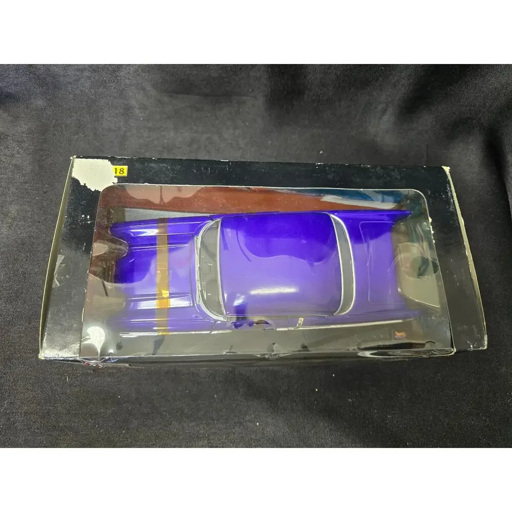Hot Wheels Collectible Purple Chevrolet Custom '57 Chevy MT0897 1:18 Diecast Car